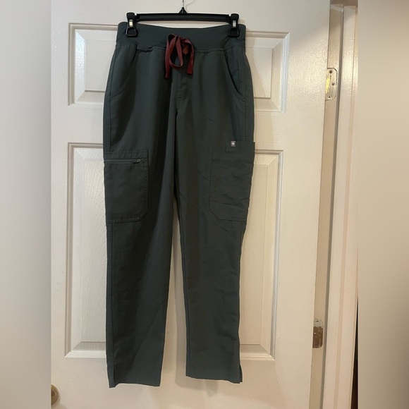 Figs Pants - Figs High Waisted Yola™ Skinny Scrub Pants 2.0 (Bonsai) XS